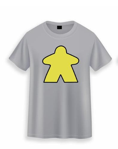 Yellow Meeple Short Sleeved T-shirt