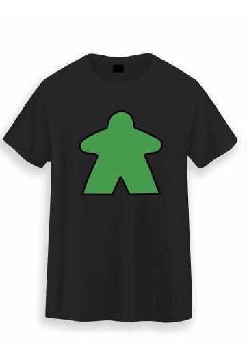 Green Meeple Short Sleeved T-shirt